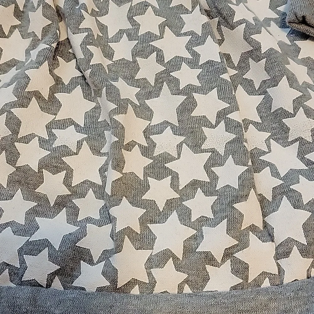 Nannette Kids Dress Long Sleeve 18M Gray White Stars